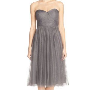 Jenny Yoo Maia grey dress, size 8